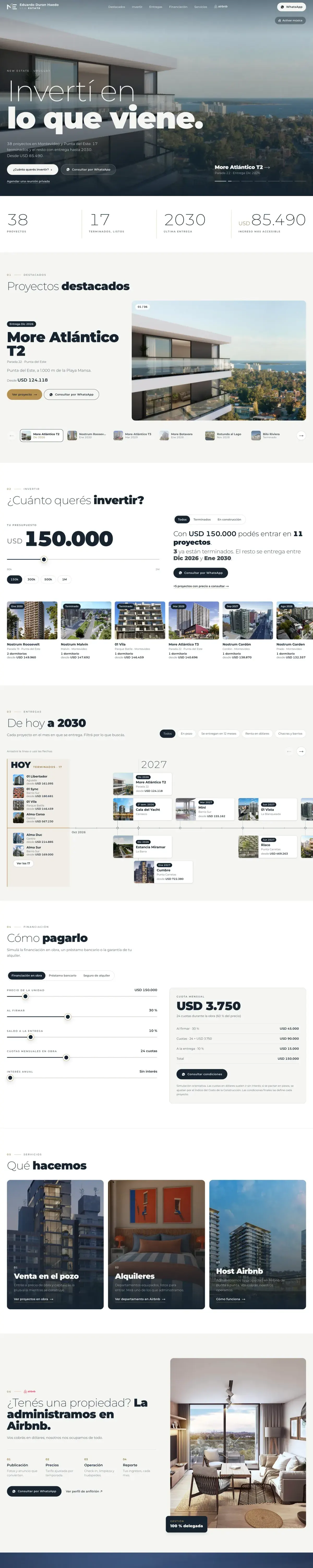 New Estate, versión de escritorio